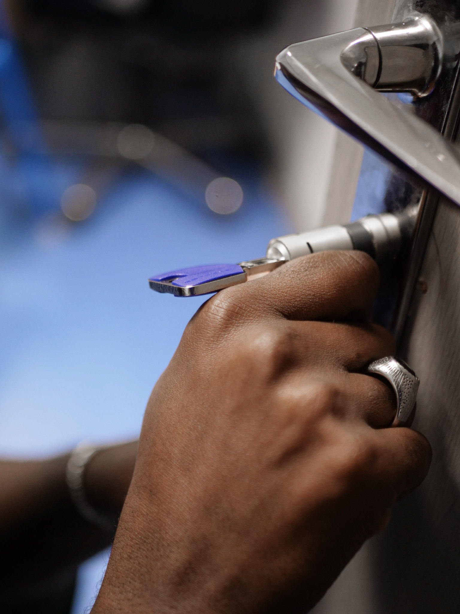 Pose de poignée blindée intérieur premium FORTEK