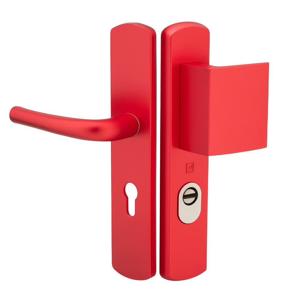 Poignée blindée HERACLES Salomé finition Rubis – Sécurité renforcée pour porte blindée