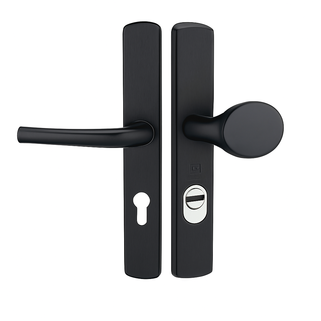 Poignée blindée Salomé étroite noir FORTEK